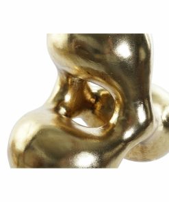 Statua Decorativa DKD Home Decor 28,5 x 18 x 26 cm Astratto Dorato
