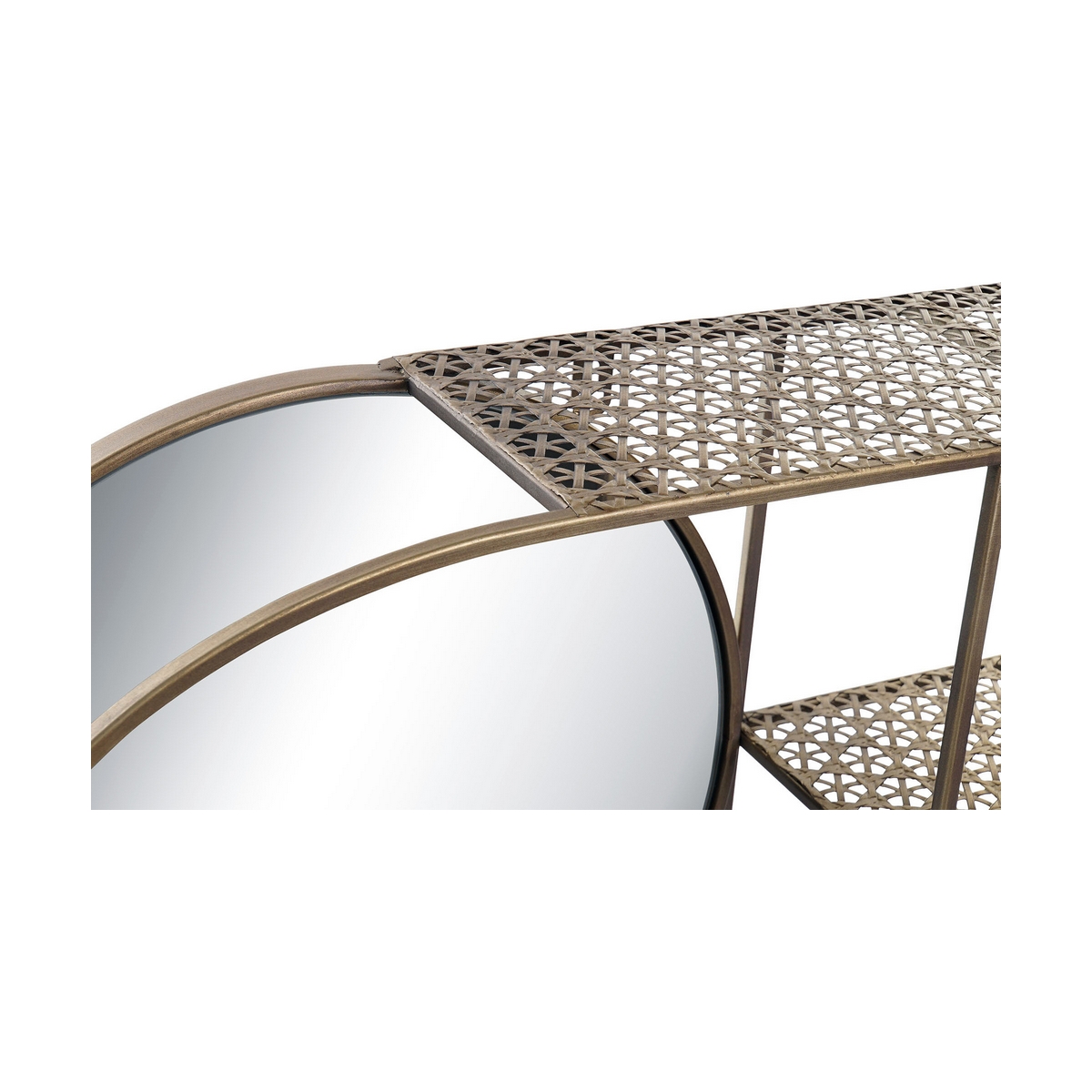 Specchio da parete DKD Home Decor Dorato Moderno 80 x 13 x 35 cm - Image 3