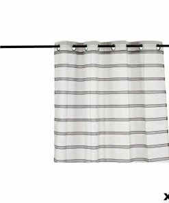 Tenda Gift Decor Grigio 140 x 0,1 x 260 cm Righe (6 Unità)