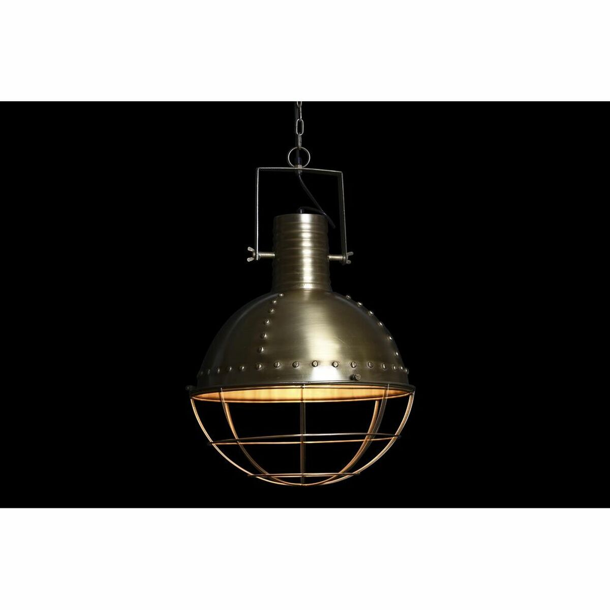 Lampadario DKD Home Decor Dorato 50 W (43 x 43 x 61 cm) - Image 3