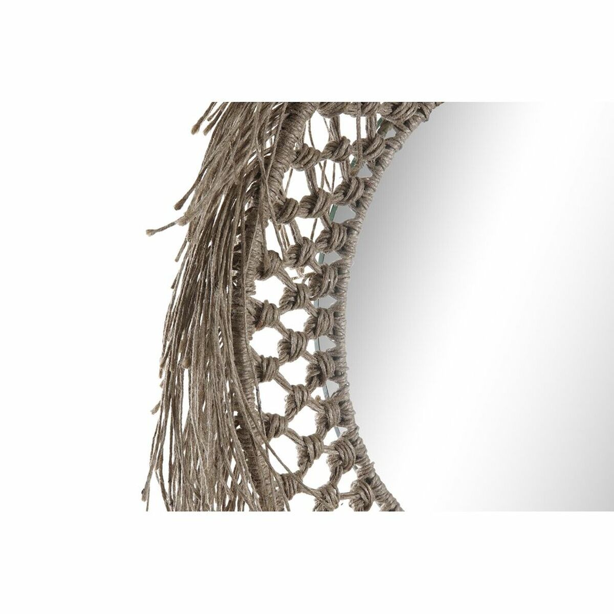 Specchio da parete DKD Home Decor Naturale Bali 60 x 4 x 60 cm - Image 2