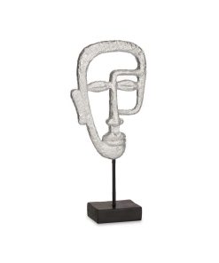Statua Decorativa Gift Decor Argentato Argento Viso 19,5 x 38 x 10,5 cm (4 Unità)