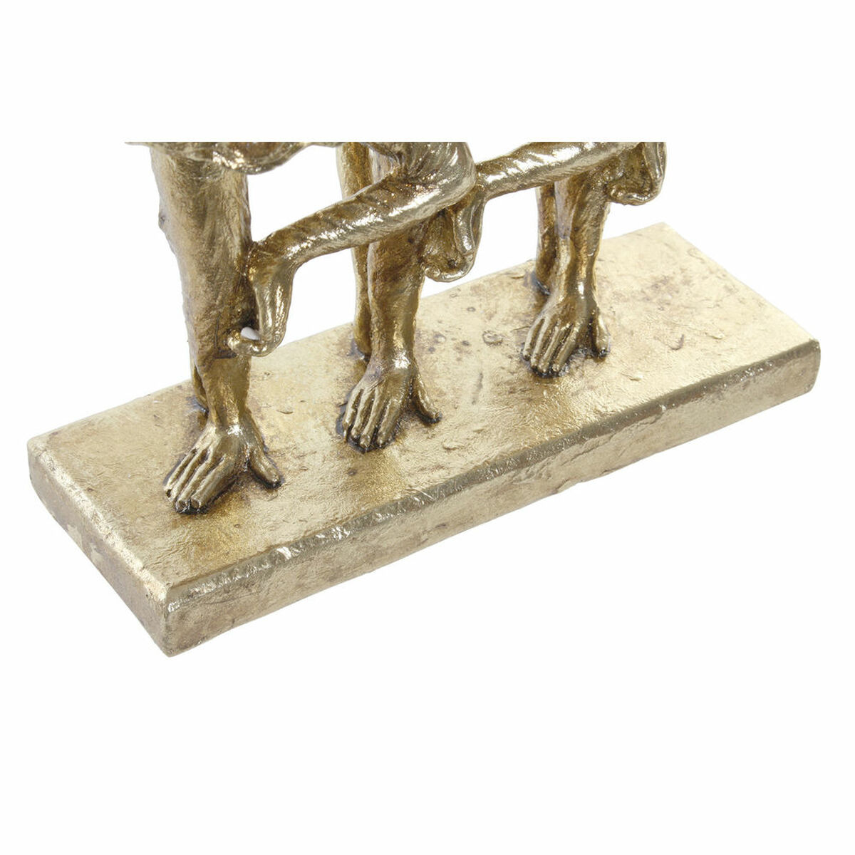 Statua Decorativa DKD Home Decor FZ-91957 Dorato Coloniale Scimmia Scimmie 23 x 9,5 x 24 cm