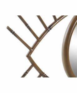 Specchio da parete DKD Home Decor Naturale Bali 63 x 4 x 53 cm