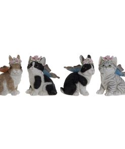 Statua Decorativa DKD Home Decor 11 x 13 x 15 cm animali (4 Unità)