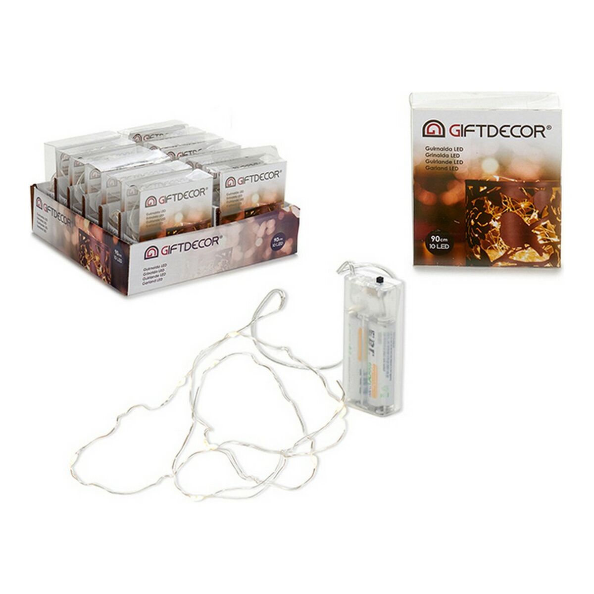Ghirlanda di Luci LED Gift Decor Trasparente