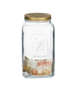 Vaso Pasabahce Homemade Trasparente Dorato 3 L (6 Unità)