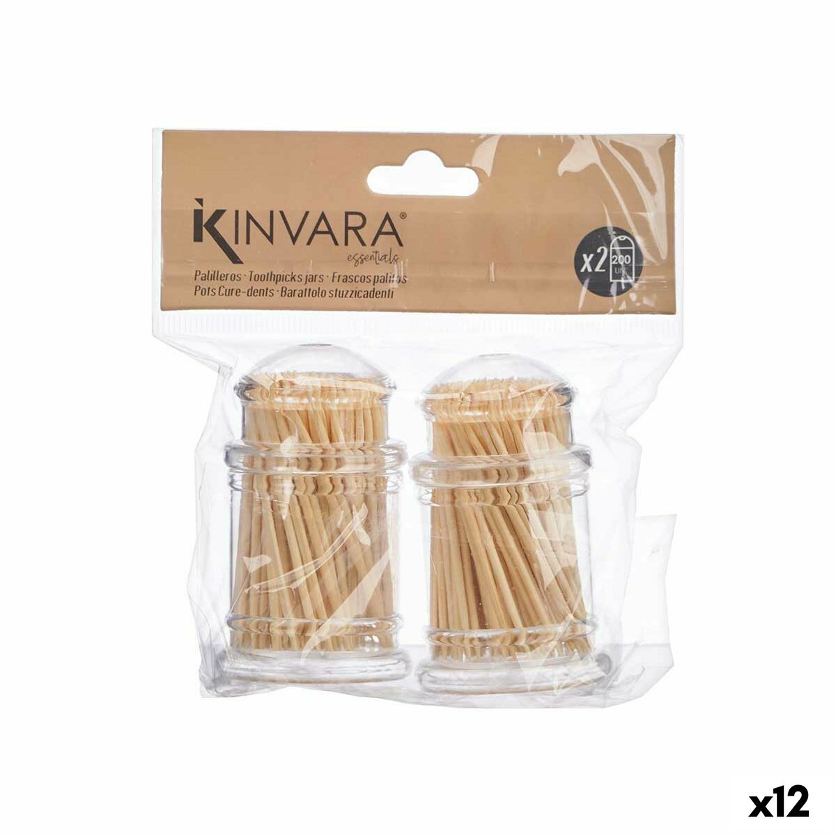 Portastecchini Kinvara Trasparente 2 Pezzi