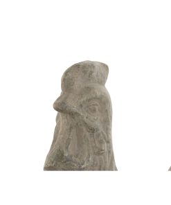 Statua Decorativa Home ESPRIT Grigio Gallina Finitura invecchiata 25 x 16 x 32 cm