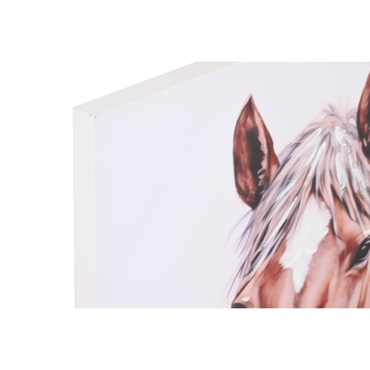 Tela Home ESPRIT Tela Legno MDF 80 x 2,5 x 60 cm - Image 2