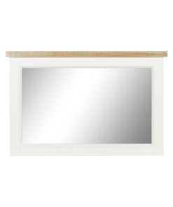 Specchio da parete DKD Home Decor Marrone Beige Romantico 90 x 4 x 60 cm