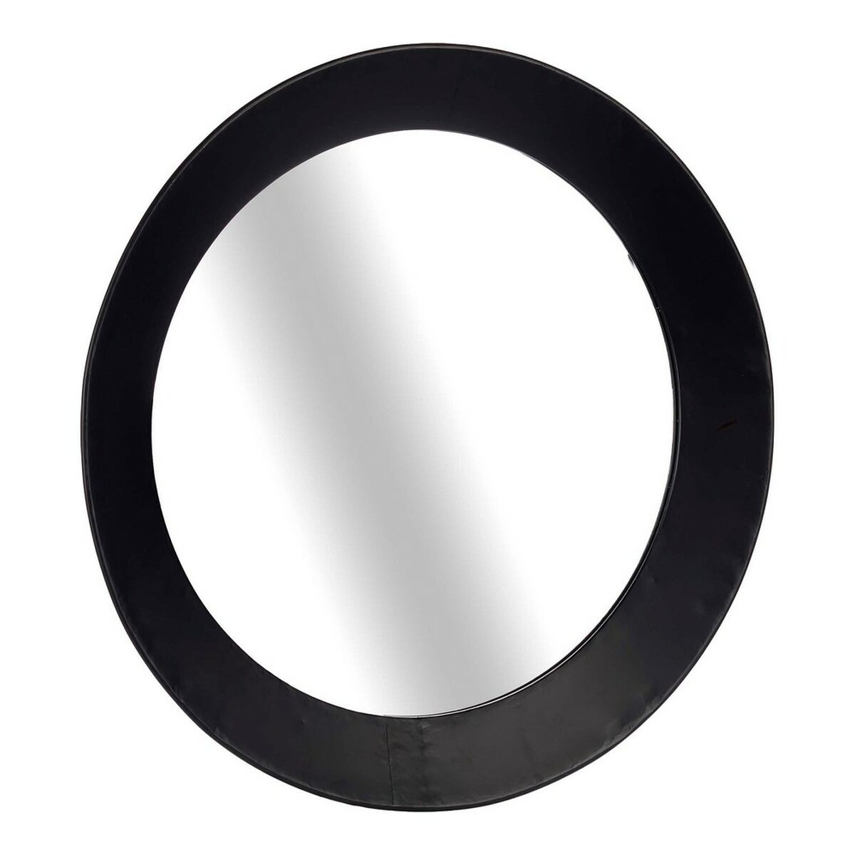 Specchio da parete Gift Decor Nero 80 x 7,5 x 80 cm Cerchi (80 Pezzi) - Image 2