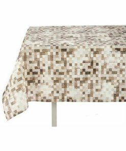 Tovaglia Kinvara CUADROS-B Beige Tela 140 x 180 cm Antimacchia Quadri (6 Unità)