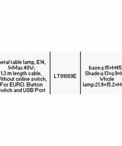 Lampada da tavolo DKD Home Decor 22 x 15 x 46 cm Cristallo Argentato Nero Grigio Rosa Metallo Bianco 220 V 40 W 25 W 4 Pezzi