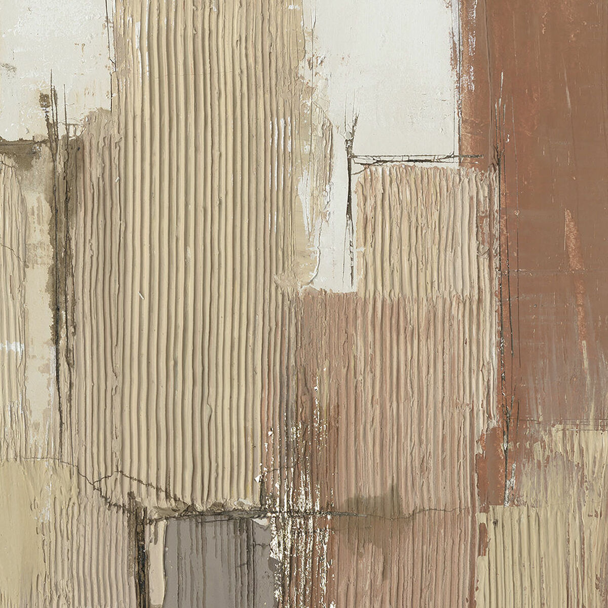 Tela DKD Home Decor Pino Tela 100 x 2,4 x 100 cm