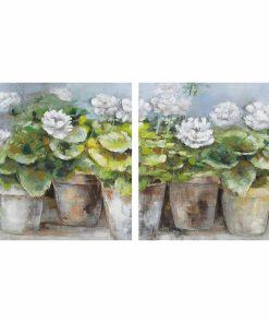 Tela DKD Home Decor Pino Tela 80 x 3,5 x 80 cm
