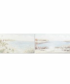 Tela DKD Home Decor Pino Tela 140 x 3,7 x 70 cm