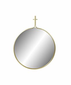 Specchio da parete DKD Home Decor Dorato 72 x 2 x 91,5 cm