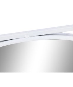 Specchio da parete DKD Home Decor Bianco 85,5 x 3 x 85,5 cm (3 Pezzi) (3 Unità)