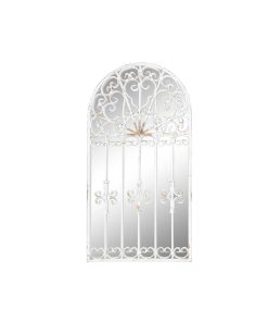 Specchio da parete DKD Home Decor Bianco Finestra 55 x 3 x 103,5 cm