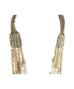 Statua Decorativa DKD Home Decor Collana Ferro Conchiglie (21 x 10 x 62 cm)
