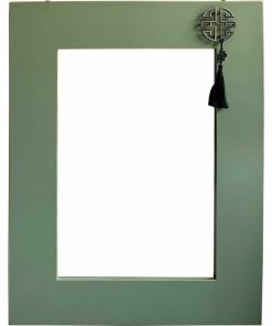 Specchio da parete DKD Home Decor Rosso Verde Dorato Orientale 70 x 2 x 90,5 cm