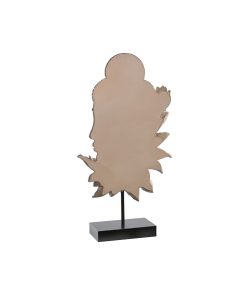 Statua Decorativa DKD Home Decor 23 x 8 x 42 cm Nero Marrone Buddha Orientale (2 Unità)
