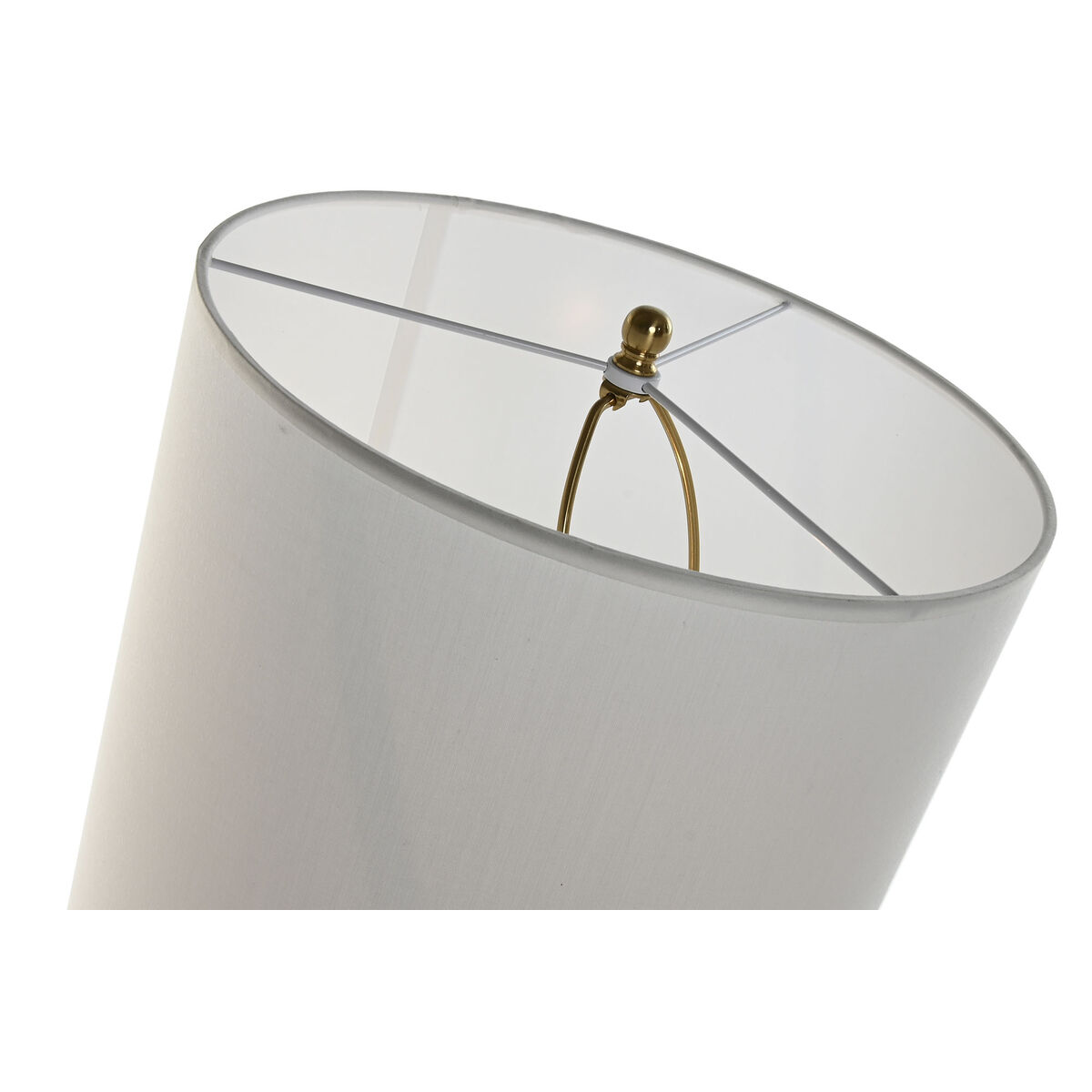 Lampada da tavolo Home ESPRIT Bianco Dorato Ferro 50 W 220 V 35 x 35 x 78 cm - Image 6