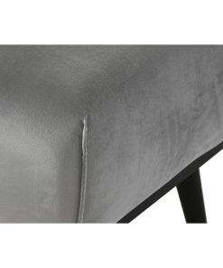 Panca DKD Home Decor Nero Grigio 70 x 50 x 42 cm