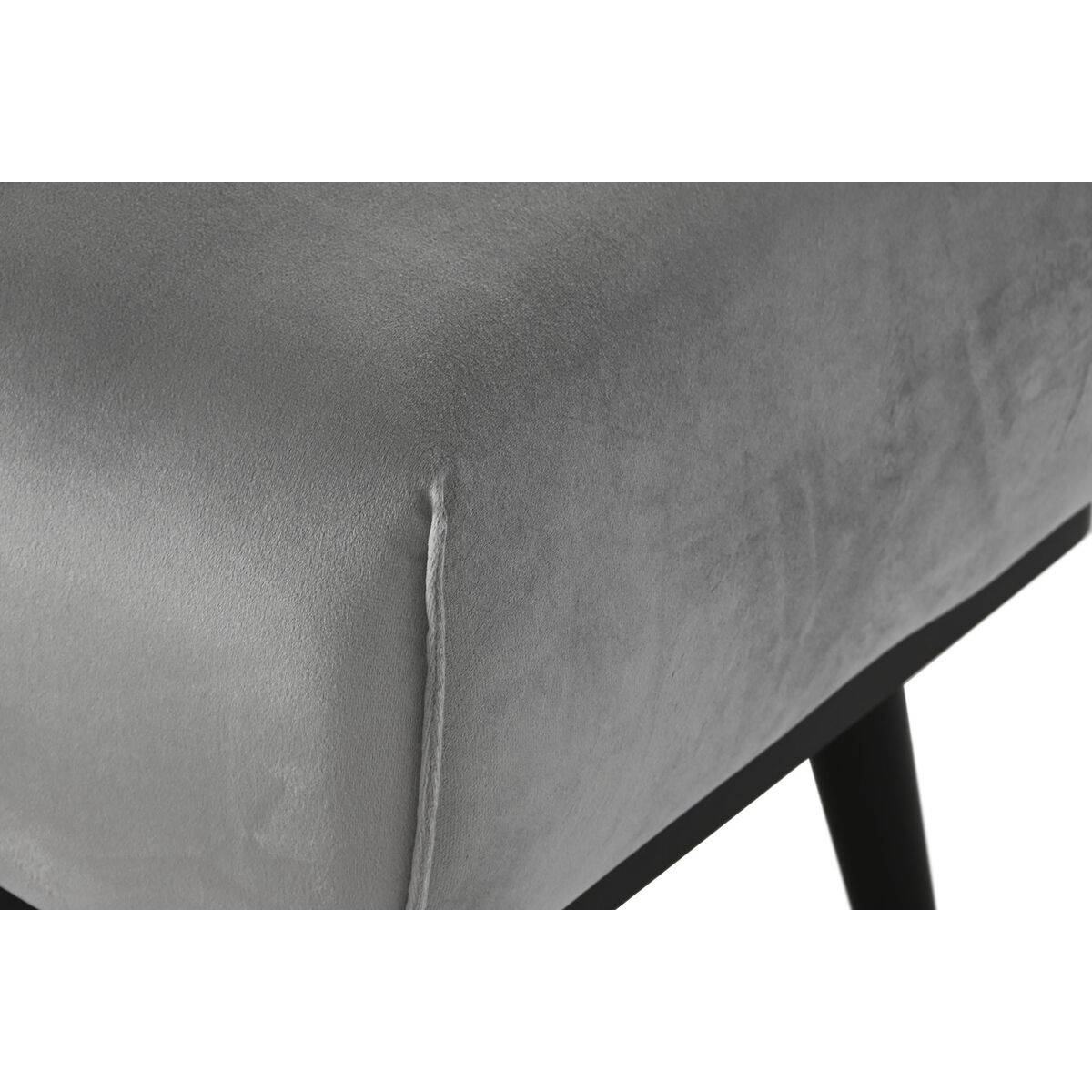 Panca DKD Home Decor Nero Grigio 70 x 50 x 42 cm