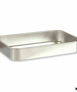 Teglia Kinvara Argentato Alluminio 23,5 x 6 x 36 cm 36 x 6 x 23,5 cm (12 Unità)