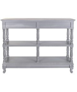 Credenza DKD Home Decor 117 x 39 x 89 cm Grigio Naturale Legno di paulownia Legno MDF