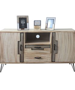 Credenza DKD Home Decor Metallo Legno di  paulownia (120 x 41 x 65 cm)