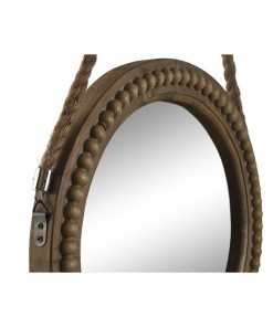Specchio da parete Home ESPRIT Marrone Coloniale Palle 38 x 4 x 72 cm