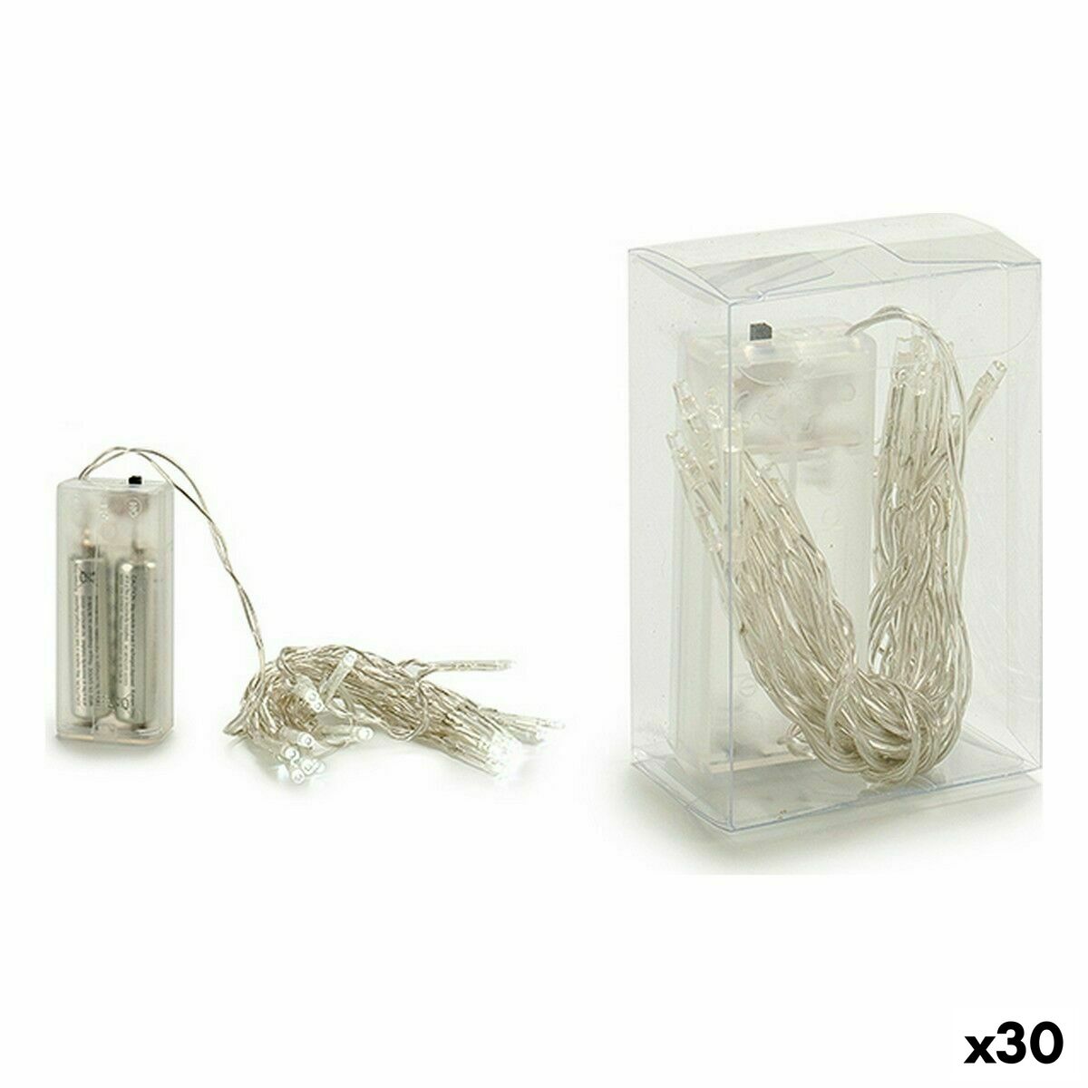 Strisce LED Gift Decor Bianco (30 Unità) - Image 2