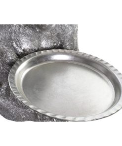 Statua Decorativa DKD Home Decor Argentato Coloniale Gorilla 38 x 55 x 52 cm