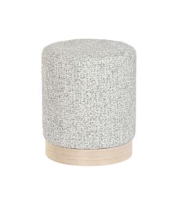 Poggiapiedi DKD Home Decor 32 x 32 x 38 cm Scandi Grigio chiaro