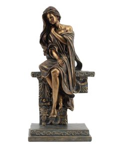 Statua Decorativa DKD Home Decor 17 x 11 x 32,50 cm Donna Rame