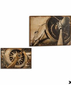 Tela Gift Decor Aereo 90 x 3 x 60 cm (4 Unità)