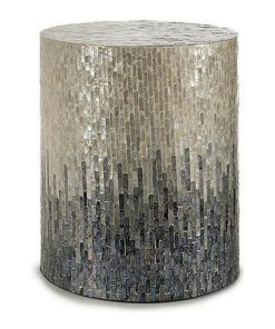 Sgabello Gift Decor BIG-S3603675 Grigio Madreperla Truciolare 40 x 45,5 x 40 cm