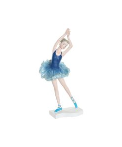 Statua Decorativa DKD Home Decor Azzurro Romantico Ballerina Classica 11 x 6 x 23 cm