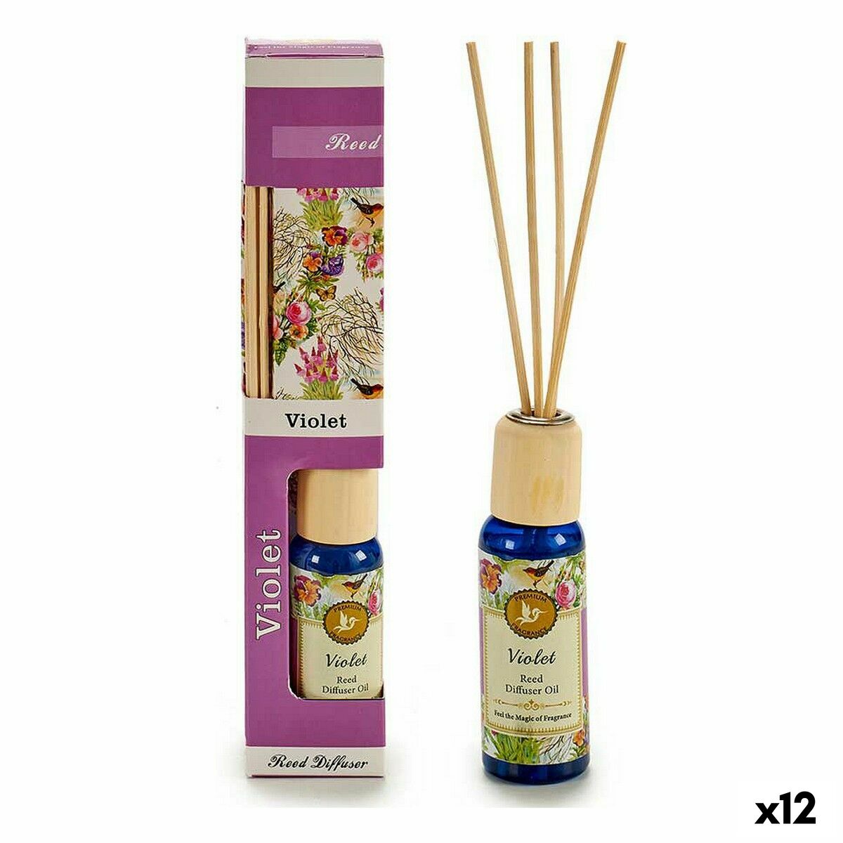 Bastoncini Profumati Acorde Violetta 50 ml (12 Unità) - Image 3