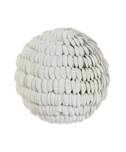 Sfera Decorativa Home ESPRIT Bianco 12 x 12 x 12 cm