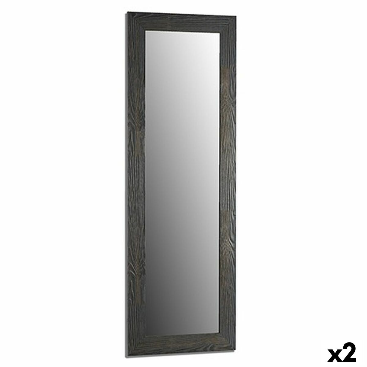 Specchio da parete Gift Decor Grigio 46 x 136 x 2 cm Rettangolare (2 Unità)