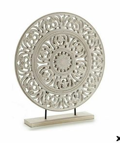 Statua Decorativa Gift Decor Bianco Mandala 7 x 49 x 44 cm 44 x 49 x 7 cm (6 Unità)