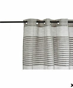 Tenda Gift Decor Grigio scuro 140 x 0,1 x 260 cm 26 x 42 x 5 cm Righe (6 Unità)