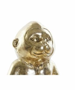 Statua Decorativa DKD Home Decor Dorato Coloniale Foglia della pianta 23 x 20,4 x 14,8 cm