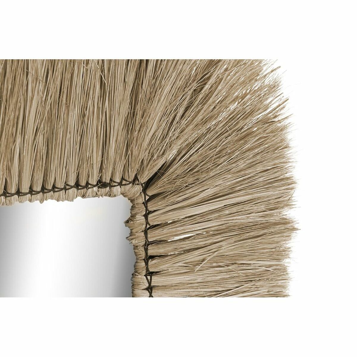 Specchio da parete DKD Home Decor Naturale Bali 55 x 3 x 55 cm (55 Pezzi) - Image 2