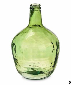 Bottiglia Liscio Decorazione 17 x 29 x 17 cm Verde (4 Unità)