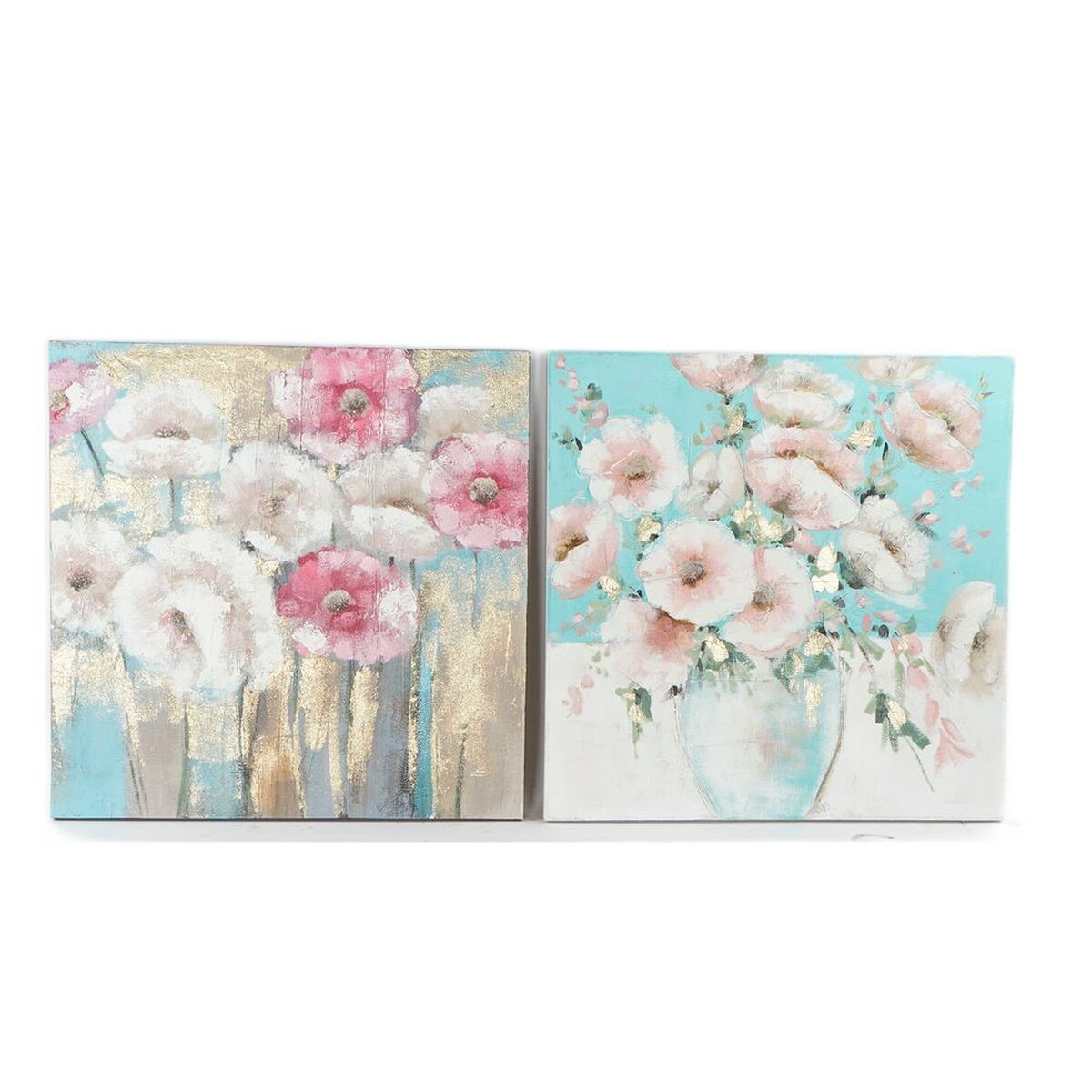 Tela DKD Home Decor Pino Tela 99,5 x 3,5 x 99,5 cm (2 Pezzi)